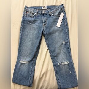 Hudson Jeans Distressed Blue Denim